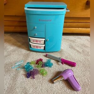 American girl truly me blue hairstyle caddy